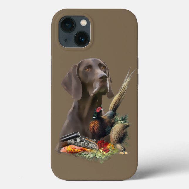 Deutsch Kurzportrait GSP Case-Mate iPhon iPhone Hülle (Rückseite)