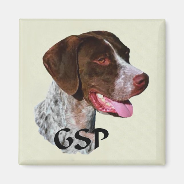 Deutsch Kurzportraits Magnet (Vorne)
