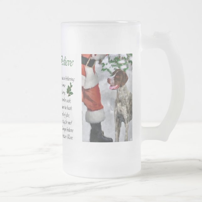 Deutsch Kurzportraits Weihnachtsgeschenke Mattglas Bierglas (Rechts)
