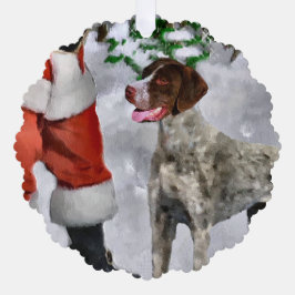 Deutsch Kurzportraits Weihnachtsgeschenke Ornament Karte