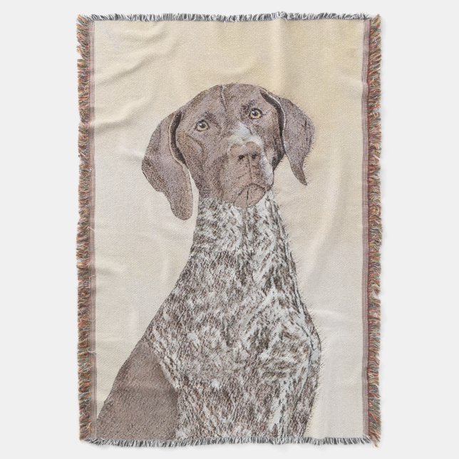 Deutsch Kurzzeitermalerei - Hundekunst Decke (Vorderseite Vertikal)