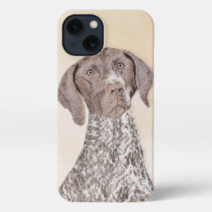 Deutsch Kurzzeitermalerei - Hundekunst iPhone Hülle
