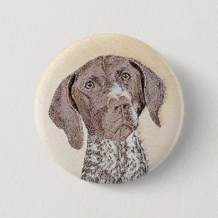 Deutsch Kurzzeitermalerei - Originalkunst Button
