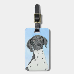 Deutsch Kurzzeitermalerei - Originalkunst Gepäckanhänger