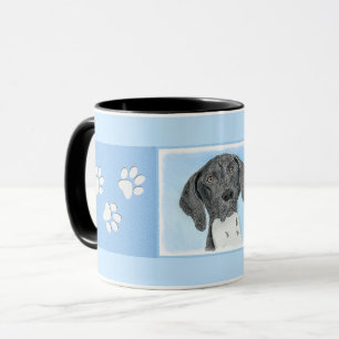 Deutsch Kurzzeitermalerei - Originalkunst Tasse