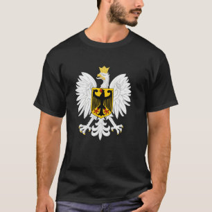 Deutsch-Polnische Flagge Adler Deutschland Polen M T-Shirt