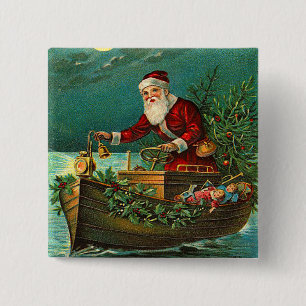 Deutsch-Sankt-Weihnachtsknopf Button