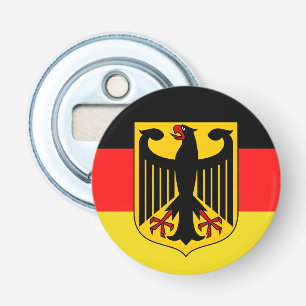 Deutsch, schwarzer Adler der deutschen Flagge, Deu Flaschenöffner