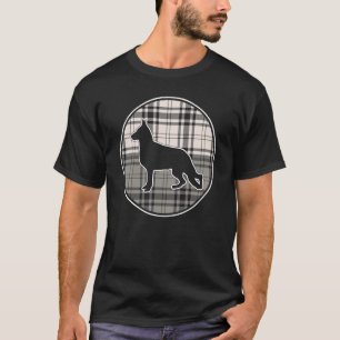 Deutsch-Schweizer-Hund Kariert T-Shirt