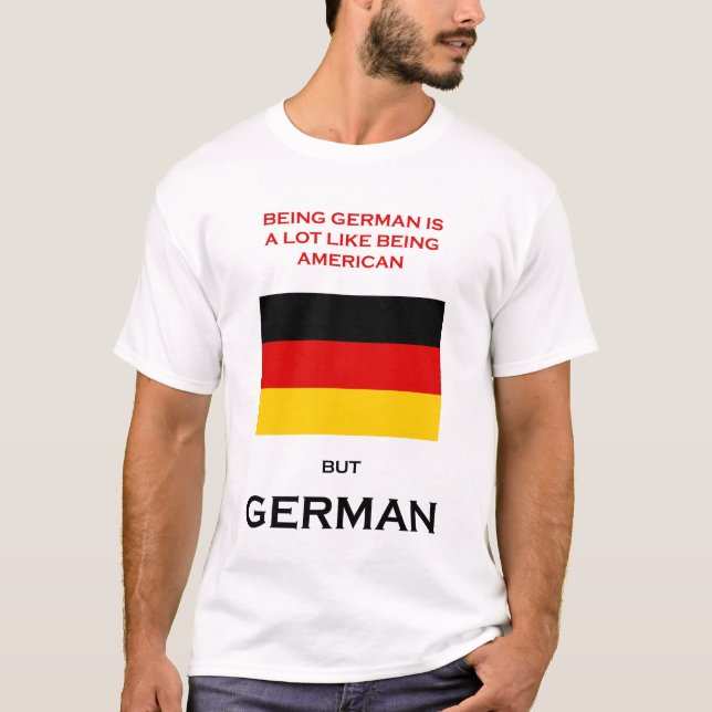 Deutsch sein T-Shirt (Vorderseite)