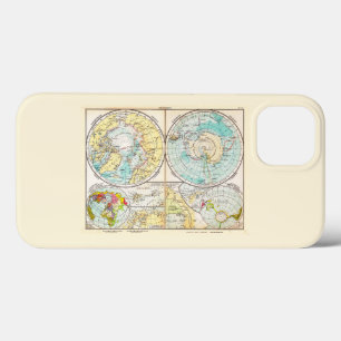Deutsch-sprachige Polar Map Case-Mate iPhone Case