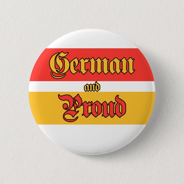 Deutsch und stolz button (Vorderseite)