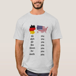 Deutsch vs. Englisch - Du - YouDich T-Shirt