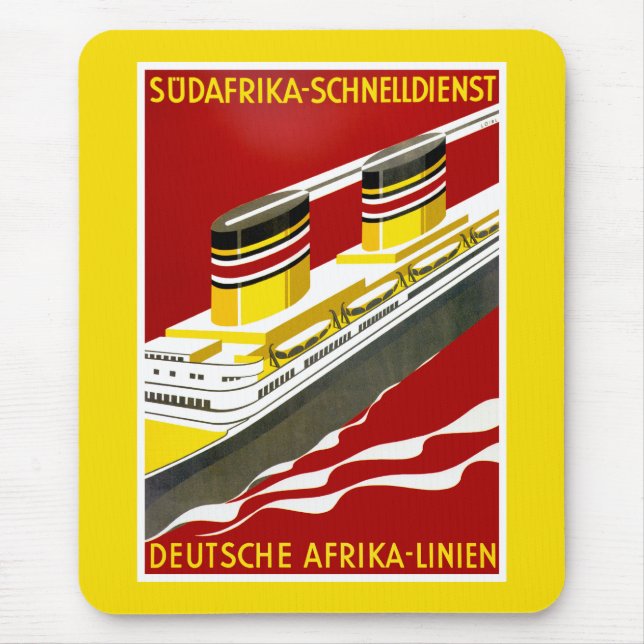 Deutsche Afrika Mousepad (Vorne)