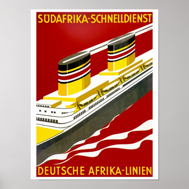 Deutsche Afrika Poster (Vorne)