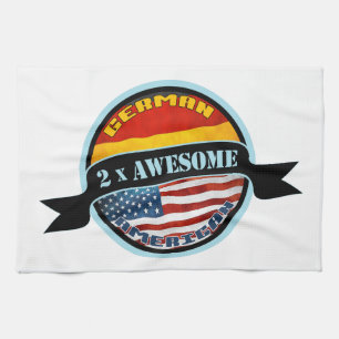 Deutsche amerikanische Geschirrtücher