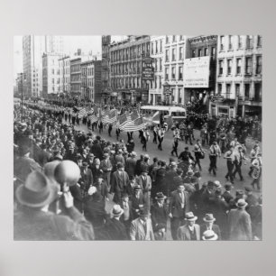Deutsche amerikanische Promenade New York NY 1939 Poster