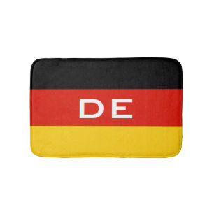Deutsche Badezimmerwolldecke der Flaggenbadmatte Badematte
