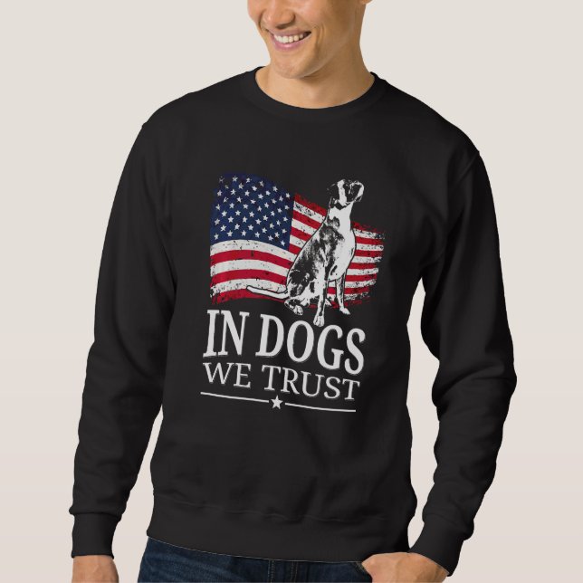 Deutsche Boxer-Hunderasse  26 Sweatshirt (Vorderseite)