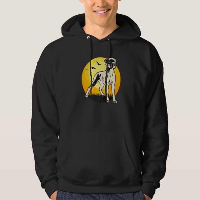 Deutsche Boxer-Hunderasse  29 Hoodie (Vorderseite)
