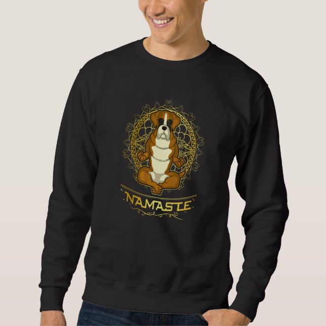Deutsche Boxer-Hunderasse  36 Sweatshirt (Vorderseite)