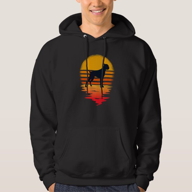 Deutsche Boxer-Hunderasse  44 Hoodie (Vorderseite)