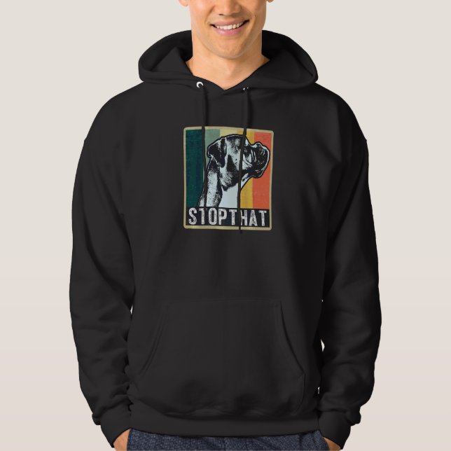 Deutsche Boxer-Hunderasse  5 Hoodie (Vorderseite)