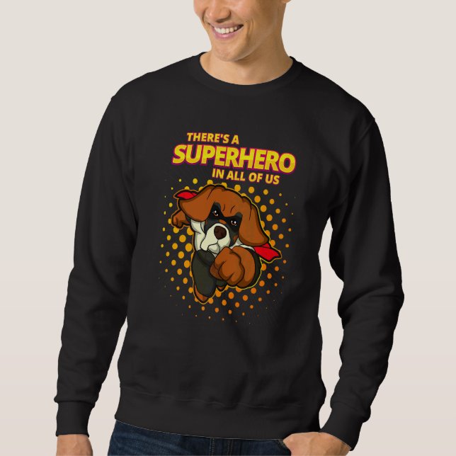 Deutsche Boxer-Hunderasse  60 Sweatshirt (Vorderseite)