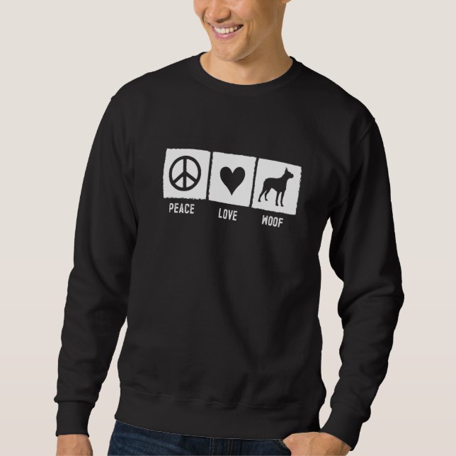 Deutsche Boxer-Hunderasse  9 Sweatshirt (Vorderseite)