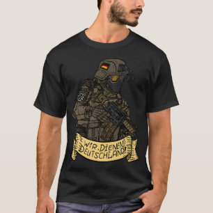 Deutsche Bundeswehr Soldaten Streitkräfte. T-Shirt