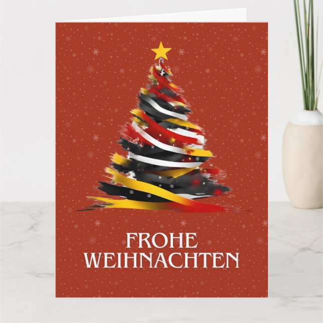 DEUTSCHE CHRISTMAS POSTCARD KARTE (Vorderseite)