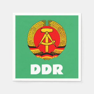 Deutsche Demokratische Republik (DDR, DDR) Ostdeut Serviette