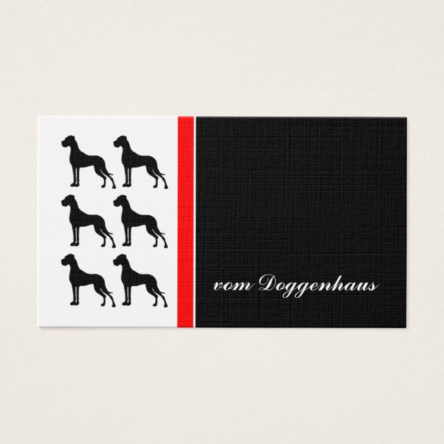 Deutsche Doge Visitenkarte (Devant)