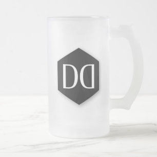 Deutsche Dogge DD Identität Mattglas Bierglas