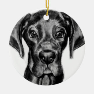 Deutsche Dogge durch Carol Zeock Keramikornament