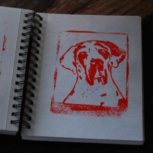 Deutsche Dogge Esra Magnet