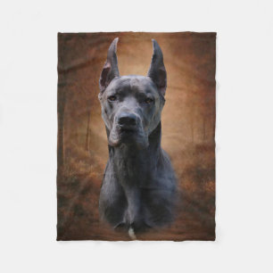 Deutsche Dogge Fleecedecke