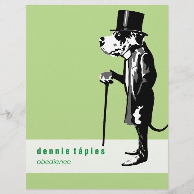 Deutsche Dogge Flyer (Vorne)