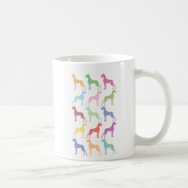 Deutsche Dogge Geschenke Kaffeetasse (Rechts)