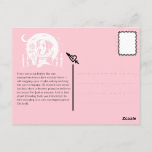 Deutsche Dogge "GROSSE LIEBE" Postkarte