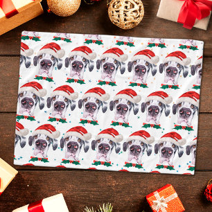 Deutsche Dogge Hunderasse Weihnachtssterne Fleecedecke
