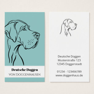 Deutsche Dogge in Pastellfarben