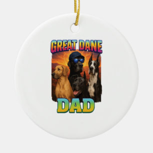 Deutsche Dogge Keramik Ornament