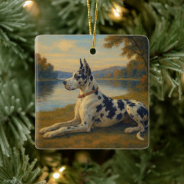 Deutsche Dogge Keramikornament