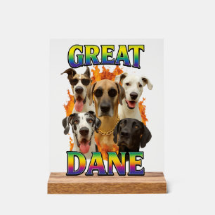 Deutsche Dogge Kopie Acrylschild