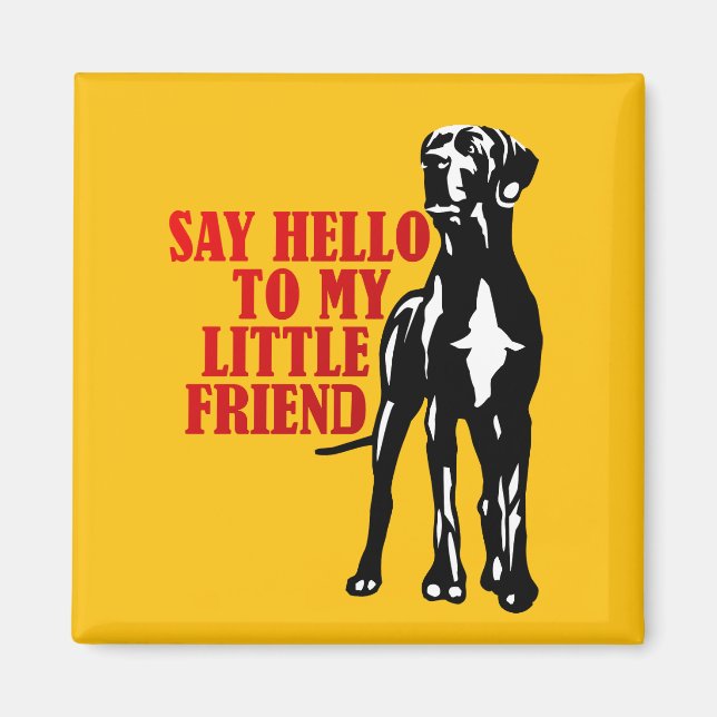 Deutsche Dogge  Magnet (Vorne)
