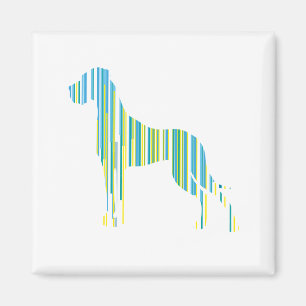 Deutsche Dogge Minimalistisch Magnet