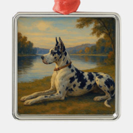Deutsche Dogge Ornament Aus Metall