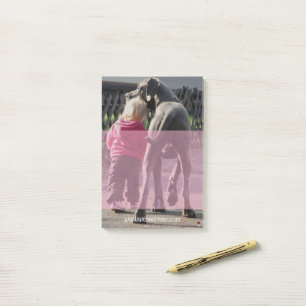Deutsche Dogge Post-it Klebezettel