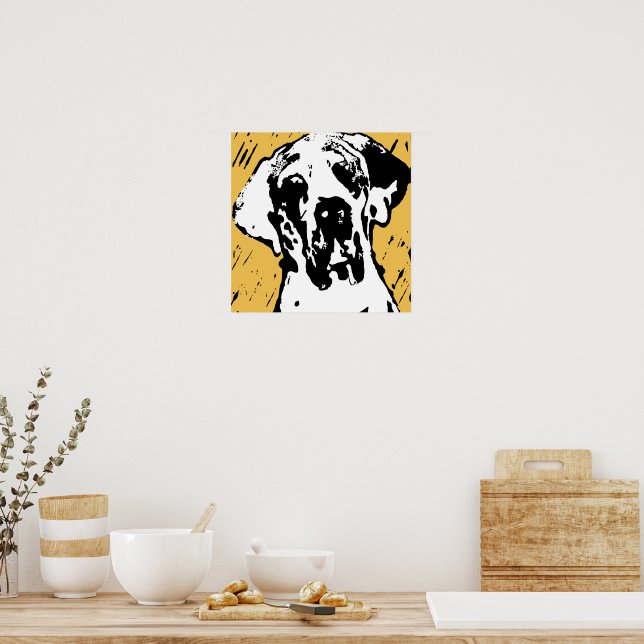 Deutsche Dogge Poster (Küche)